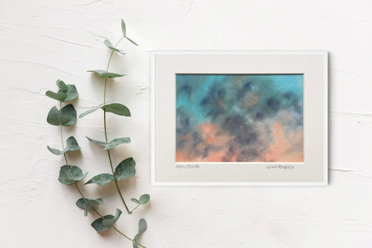 Print: Fiery Clouds