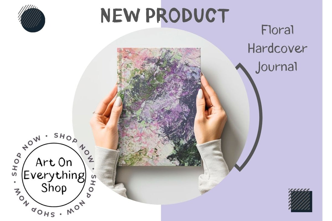 NEW in the ArtOnEverythingShop: Flouncily Flamboyant Hardcover Journal
