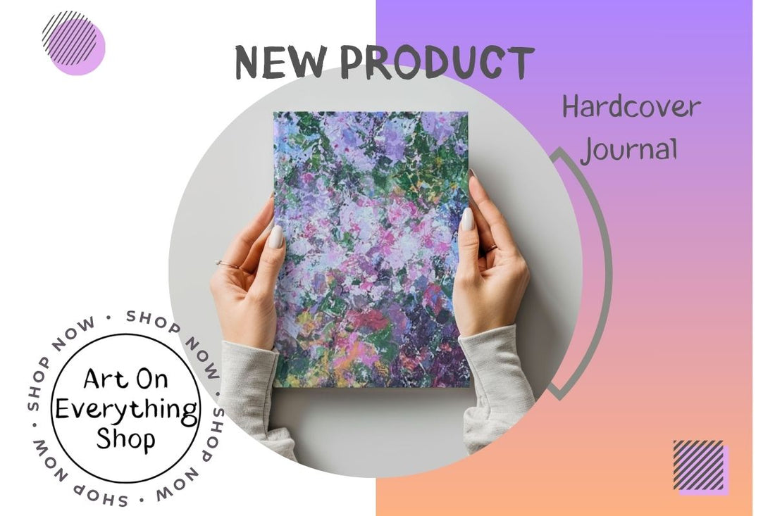 NEW Hardcover Journal in the ArtOnEverythingShop
