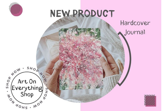 NEW Hardcover Journal in the ArtOnEverythingShop