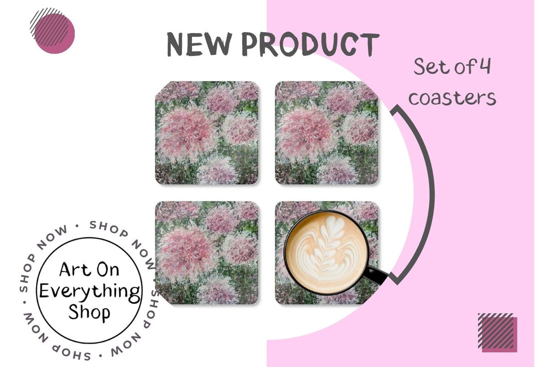 New Coaster Set in the ArtOnEverythingShop