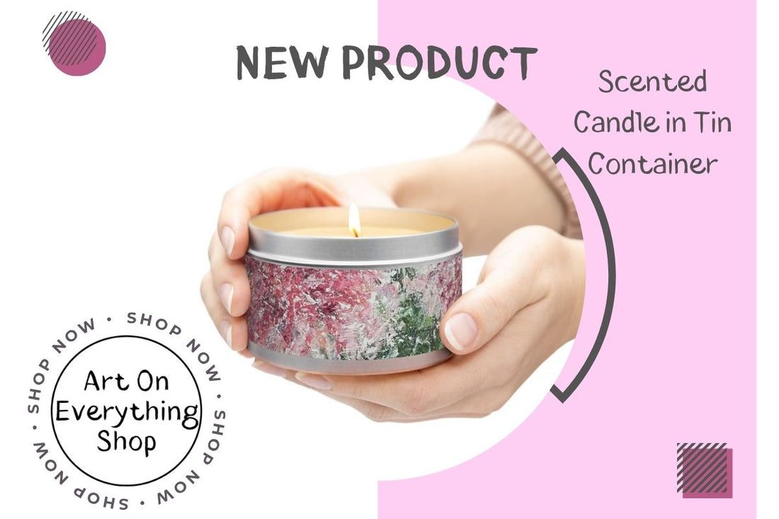 NEW Scented Candle in the ArtOnEverythingShop on Etsy
