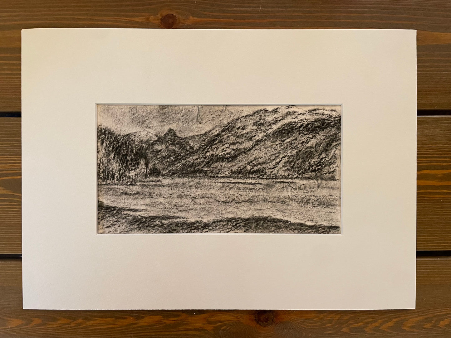 Loch Duich towards the Five Sisters of Kintail from Eilean Donan Castle