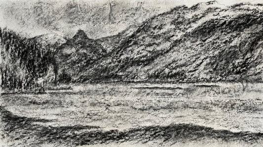 Loch Duich towards the Five Sisters of Kintail from Eilean Donan Castle